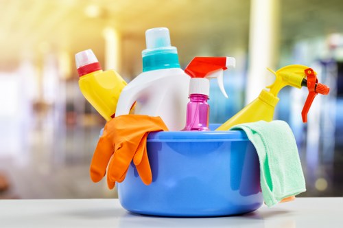 Professional hard floor cleaning service in a Wembley home hallway